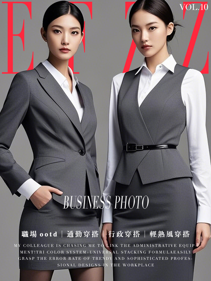 職場(chǎng)氛圍感穿搭指南，春秋行政通勤女職業(yè)裝電子書(shū)籍畫(huà)冊(cè)
