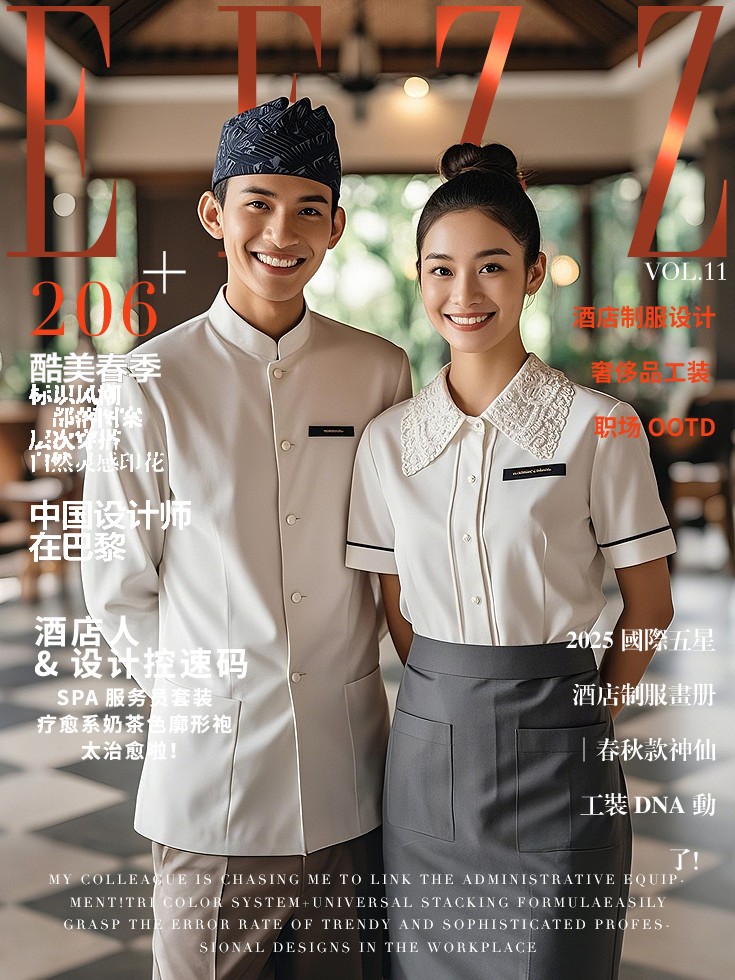 國(guó)際五星級(jí)酒店職業(yè)美學(xué)圖鑒VOL.11—春秋季制服款式趨勢(shì)圖書