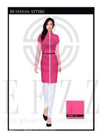 女時(shí)尚OL職業(yè)裝設(shè)計(jì)圖1145