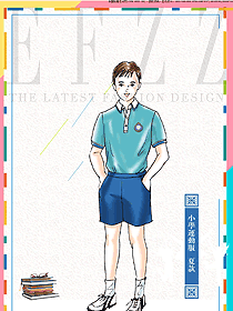 原創設計短袖男款學生服校服款式圖062