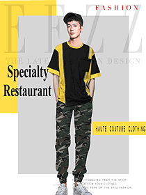新款短袖男款快餐店服務(wù)員制服設(shè)計(jì)圖280