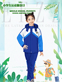 原創(chuàng)制服設計藍色女款學生服校服款式圖107
