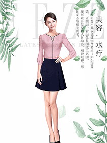 時尚女款SPA水療會所咨客制服設計圖507