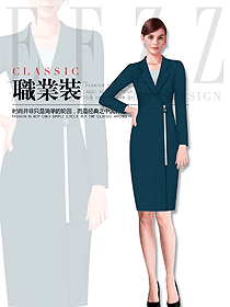 原創制服設計女職業裝夏裝款式圖867