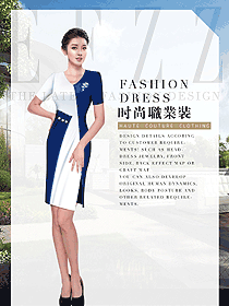 原創(chuàng)制服設(shè)計女職業(yè)裝夏裝款式圖885