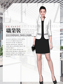 新款女職業(yè)裝夏裝制服設計圖914