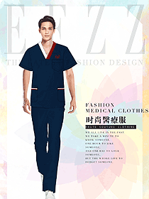時尚男款醫(yī)護(hù)服手術(shù)服制服設(shè)計圖777