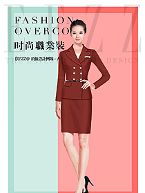 時尚女秋冬職業(yè)裝制服設(shè)計圖1652
