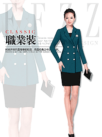 時(shí)尚女秋冬職業(yè)裝制服設(shè)計(jì)圖1738