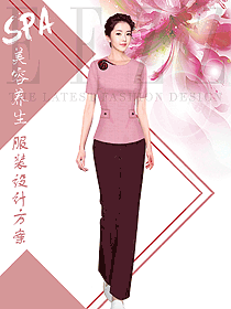 時尚女款醫(yī)療美容制服設(shè)計(jì)圖806