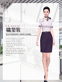 原創(chuàng)制服設(shè)計(jì)女職業(yè)裝短袖襯衫設(shè)計(jì)圖398