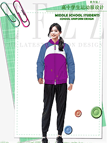 原創(chuàng)制服設(shè)計長袖女款學生服校服款式圖164