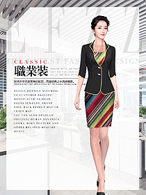 新款女職業(yè)裝夏裝制服設(shè)計圖1016