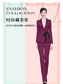 女秋冬職業(yè)裝設計圖1855