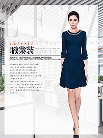 職業裝女裝夏裝制服設計圖1070