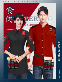 堂餐外賣服務(wù)員服裝設(shè)計(jì)方案
