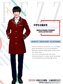 原創設計男款學生服校服款式圖181