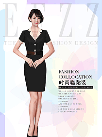 原創設計女連衣裙制服設計圖1092