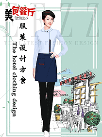 堂餐外賣派送店員制服設計圖461