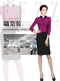 女職業(yè)裝夏裝制服設(shè)計(jì)圖1120