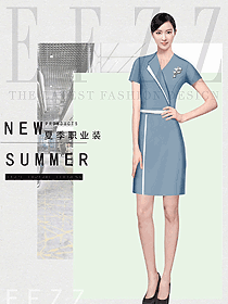 女職業裝夏裝制服設計圖1143