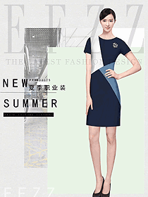 新款女職業裝夏裝服裝款式圖1144