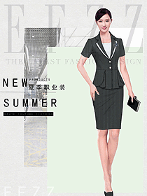 女職業(yè)裝夏裝制服設(shè)計(jì)圖1147