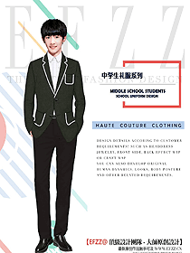 原創(chuàng)設(shè)計學(xué)生服校服款式圖289