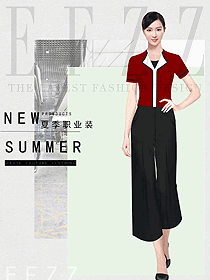 新款女職業裝夏裝服裝款式圖1162