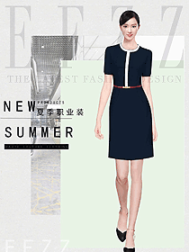 新款女職業裝夏裝服裝款式圖1170