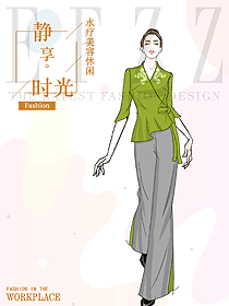 新款按摩技師服款式設計圖1524