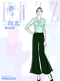 原創制服設計按摩技師服裝設計圖1526