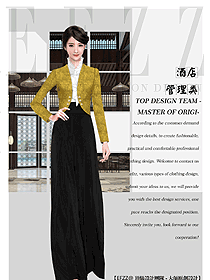 時尚酒店大堂制服設(shè)計圖1332