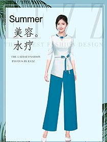 時尚按摩技師服款式設計圖1535