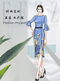 水療會所總臺收銀接待制服設計圖521