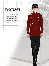 時(shí)尚保安服西裝制服設(shè)計(jì)圖091