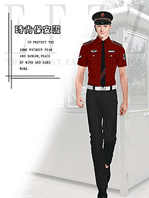 新款短袖保安服款式設計圖414