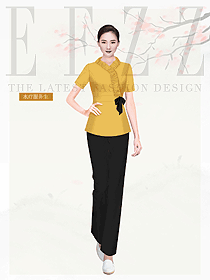 美容養(yǎng)生會(huì)所技師制服設(shè)計(jì)圖1001