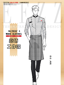 日韓料理廚師服裝設計圖578