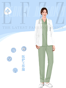 國外私人醫(yī)院女醫(yī)師制服設(shè)計圖