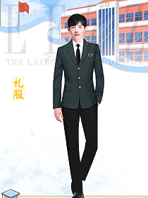 校園高中男生校服原畫設(shè)計作品