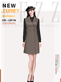 法式復(fù)古女裝馬甲設(shè)計(jì)_穿出職場美女前衛(wèi)造型