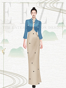 時尚酒店餐飲服務(wù)工作人員制服創(chuàng)作設(shè)計大賽圖