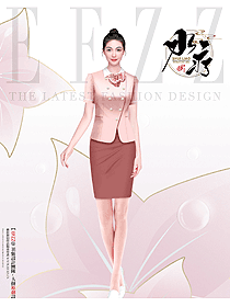 高端會所美容院美容師工作服設計圖