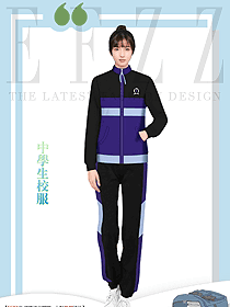 秋季初中生班服運動三件套學院風棒球服設計圖