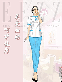  上海市某兒童醫院定制設計服裝-護士工作服