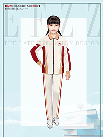 純棉帶扣拉鏈棒球服印Logo學(xué)校班服設(shè)計圖