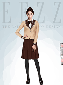 班服秋季套裝女中學(xué)生西裝外套原創(chuàng)設(shè)計(jì)方案