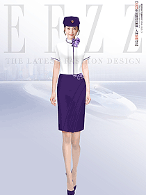 交通部門工作服女夏裝營業廳制服短袖襯衫套裙裝