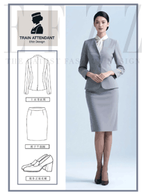 精致與專業(yè)：售票員乘務(wù)定制工作服風(fēng)采